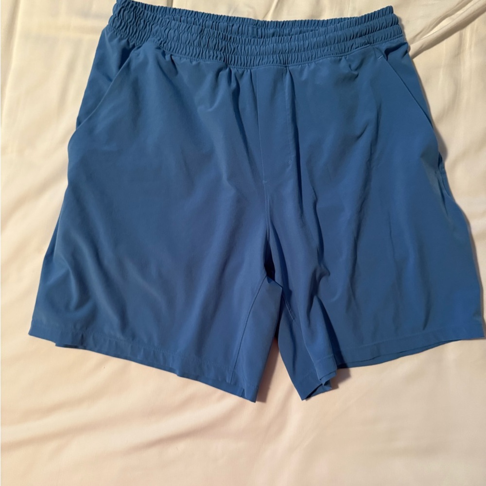 Lululemon Blue Pace Breaker Linerless Shorts